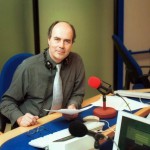 Nick broadcasting from Television Centre: 2001
